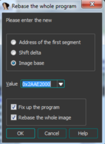 Rebase d ela direccion estatica